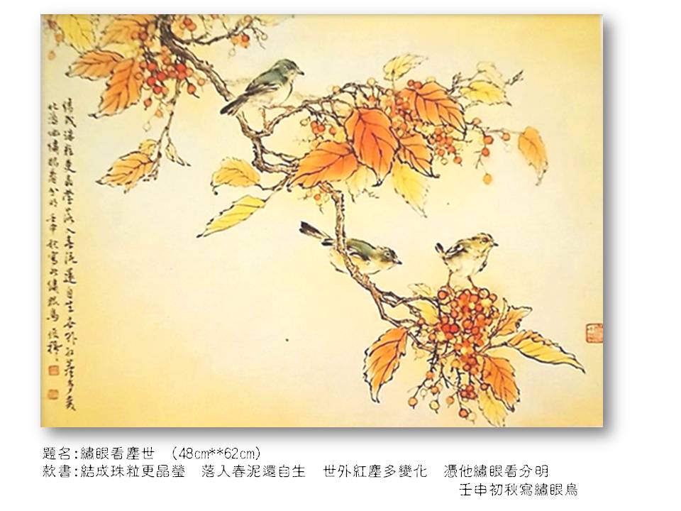 繡眼看塵世